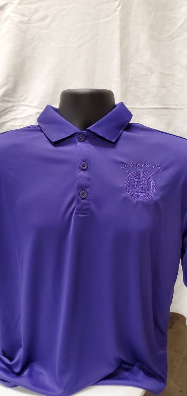 Omega Psi Phi Heather Purple Shirt